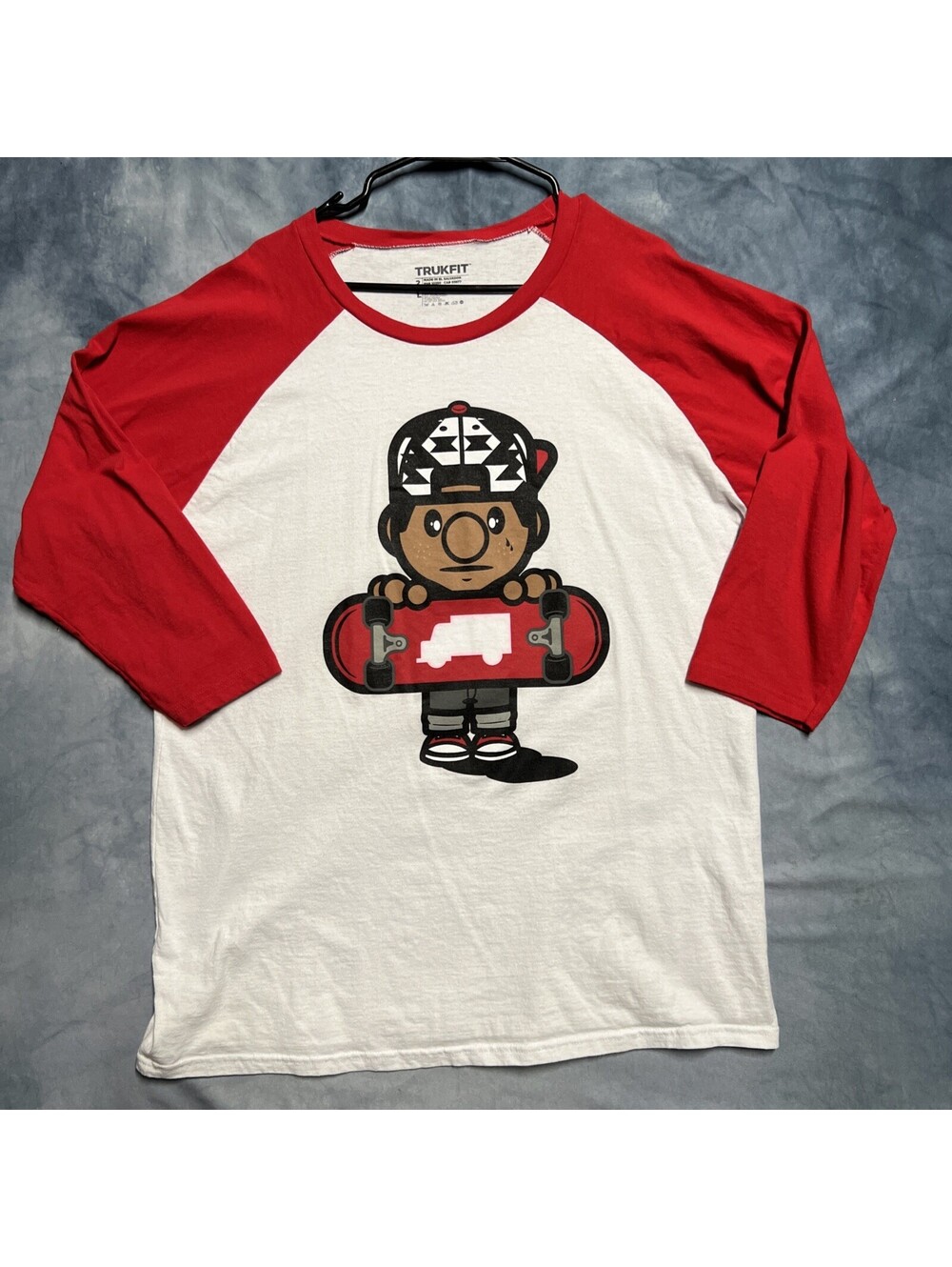 VTG Trukfit T-Shirt XXL Skateboarding Skate Lil Wayne Y2K 2000s - 1319-2Q